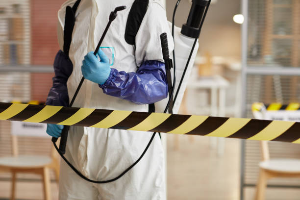 Professional Infectious Disease Decontamination technician working in Woodbury, NY